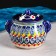 Sugar of Rishtan ceramics "Patterns", 500 ml, blue