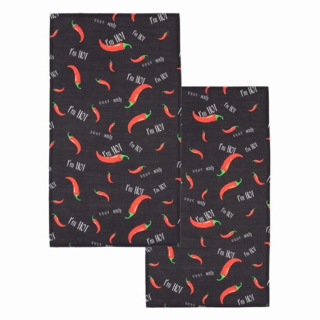 Set of kitchen towels Ethel Pepper, 40x73 cm-2pcs, 100% cotton, reps 210 g/m2-1