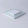 Two-clavy switch WL01-SW-2G, white color