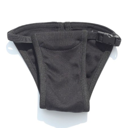 Panties for dogs knitted OSSO, size S (waist 28-44 cm, depth 29 cm)