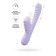 Vibrator with up & down jos spinny, 23 cm, silicone, purple color