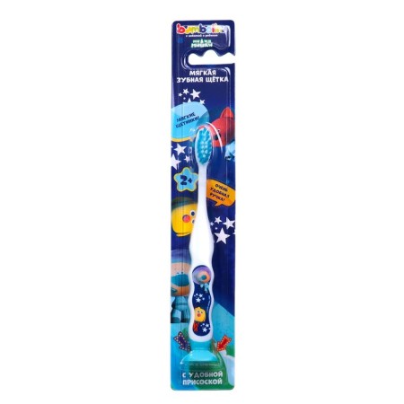 Bambolina children's brush Mi-Mi-Mi-Mim "Cosmonaut" Soft 2+