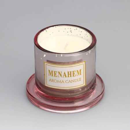 Aromatic candle "Menahem", citrus and aromatic herbs, 8x11, 5 cm-5
