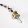 Suspension Metal "Prayer Wheel Nine Bagua palaces" 3x2.5x20 cm