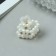 Hair crab "Arena" (set 6 pcs) heart, 2.5 cm, white