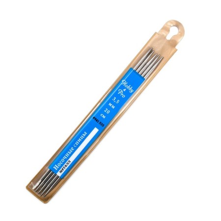 Nosy, metal knitting needles, 20 cm/3.5 mm