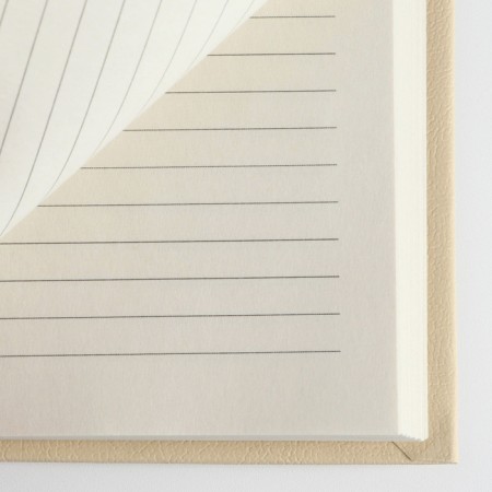 Deliciper of Leduced A5, 160 liters. Solid cover. Leatherette. Beige. Cream block-6