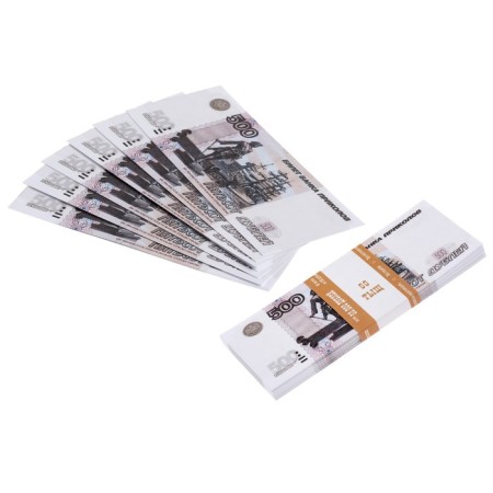 Pack of bills 500 rubles