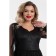 Women's dress, size 60, black color, blue