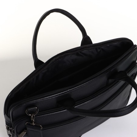 Male bag, black color-4