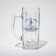 Glass mug for beer "Hamburg. Captain ", 500 ml, MIX drawing
