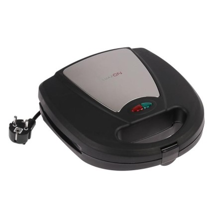 Multipecar Luazon LT-06, 750 W, Viennese waffles/grill, anti-stick coating, black-1