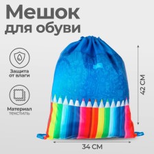 A bag for shoes 420 x 340 mm, calligrata MSO-5s, (soft polyester, density 210d), 