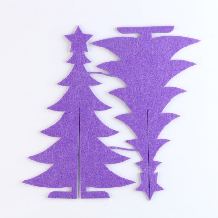 New Year's set for creativity. Fir -tree made of felt "New Year! Fox "-2