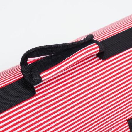 Bag - carrying for animals "strips" with organizer, pink, size L, 47 x 27 x 23 cm-7