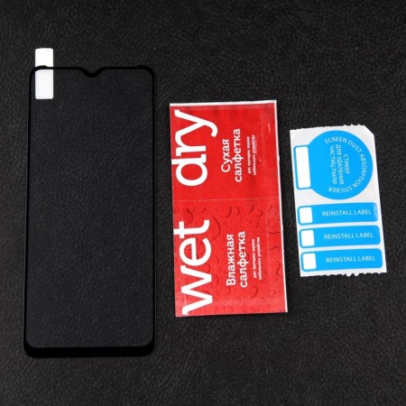 Protective glass Mobility, for Tecno Pova Neo, full glue, black-1