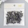 Beads for creativity plastic "Marble. Black" d = 0.8 cm set 20 g