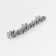Decorative elements for the puncture "Hand Made", 5.4 × 1 cm, 10 pcs, silver color
