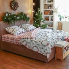 New Year. Bed linen 