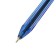 Ballpoint handle BEIFA "Stylish", rubber emphasis, node 0.5, trihedral, metal tip, blue ink blue
