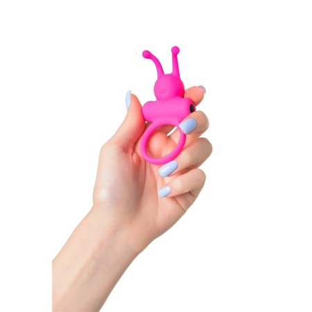 Erective ring for penis, silicone, pink color, D 3.1 cm-10