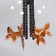 Wind Music Metal "Butterflies" 4 tubes 7 butterflies 59 cm