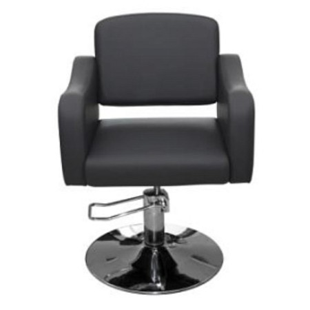 Hairdressing chair Eve, five -pound, black color 65 × 63 cm-2