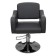 Hairdressing chair Eve, five -pound, black color 65 × 63 cm