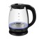 Electric kettle Red Skykettle RK-G210S, glass, 1.7 l, 2200 watts, black