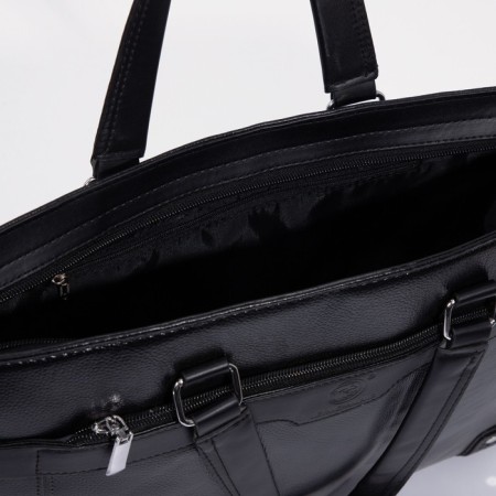 Male bag, black color-5