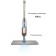 Pioneer MS012 mop for washing the floor, with a spray, 400 ml, 124 cm, white-brown color