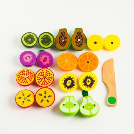 Sunny Fruit set, on tray-1