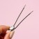 Hair clips, set - 6 pcs, 7 cm, silver color