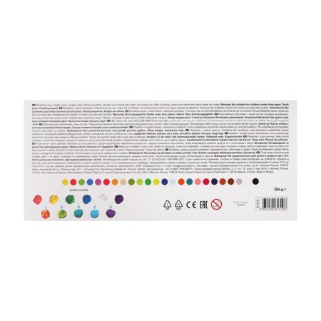 Plasticine 24 colors, 384 g, Erichkrause "Classic", in cardboard packaging-11