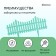 Decorative fence, 30 × 300 cm, 5 sections, plastic, turquoise, Greengo
