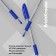 Ballic handle Erichkrause U-109 Classic Stick & Grip, Node 1.0 mm, flu, blue ink blue
