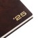 Dated 2025 diary, Escalada, A5+ 176 sheets, integral cover, artificial leather, foil embroidery, liesse, block 80 g/m2, brown