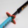 Souvenir weapon "Katana Nobu" 102 cm, black with a blue handle, polystyrene foam