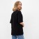 Women's T-shirt Basic Line Black Black, Rr. 46