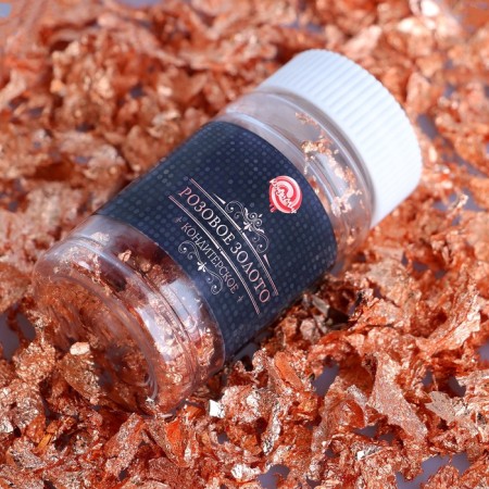 Confectionery pink gold, 2 g