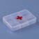 Aidlery Taberte "Fast Phevo", 6 sections, 8.7 × 5.5 × 1.8 cm, the color is transparent