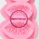 Silicone Mold "cones", 10.5 × 7 cm, pink color