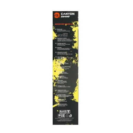 CANYON CND-CMP3 mouse rug, for any type of sensors, 350x250x3, black-4