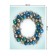 Tables on the table "Circle of balls", rectangular, Saten, size 120x145 cm