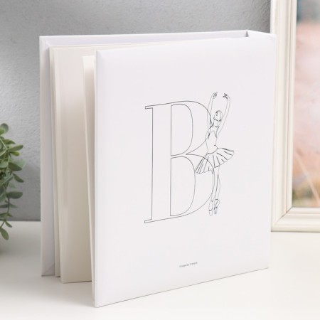 Photo album on 50 magnetic sheets 23x28 cm, on the rings "Portfolio Blanc"-1