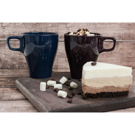 Coramic deed COFFEE BREAK, 280 ml, blue color-4