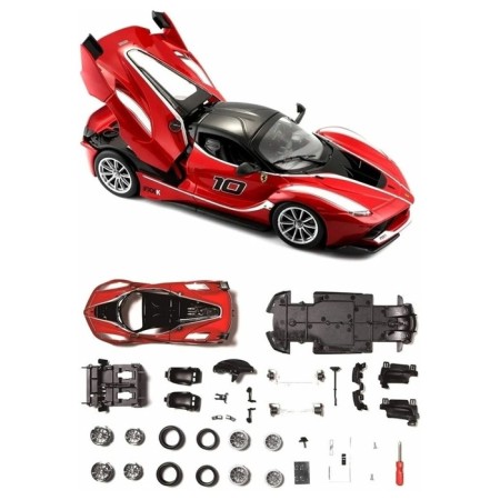 MASTO DIE-CAST Ferrari FXX K machine with a screwdriver, 1:24, red color with print-10