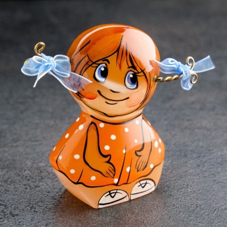 Souvenir "Girl with pigtails", mix-3