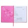 Universal Grade 1-11 Diary, 48 sheets "Magic butterflies", solid artificial leather cover, pancake embossing, rhinestones, liesse