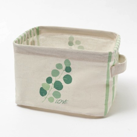 Textile basket "Eucalypt", 20.5x16 x14.5 cm-2